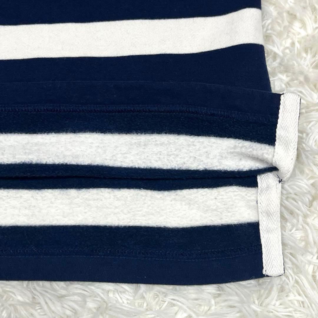 ラルフローレン 現行QRタグ ラガーシャツボーダー 大きいサイズXL 裏起毛