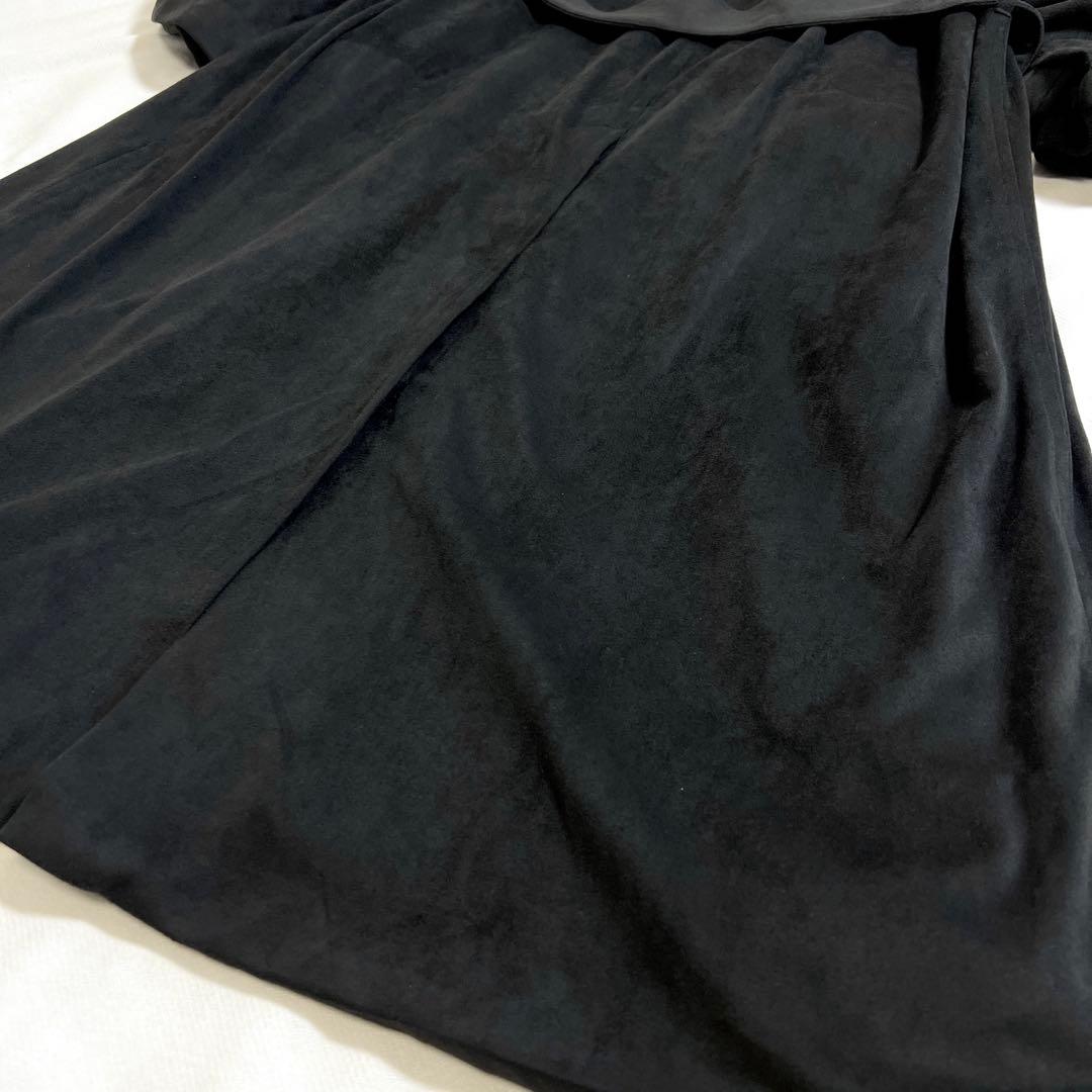 タグ付 CLEL ダブルテックフェード トレンチコート M ブラック 黒