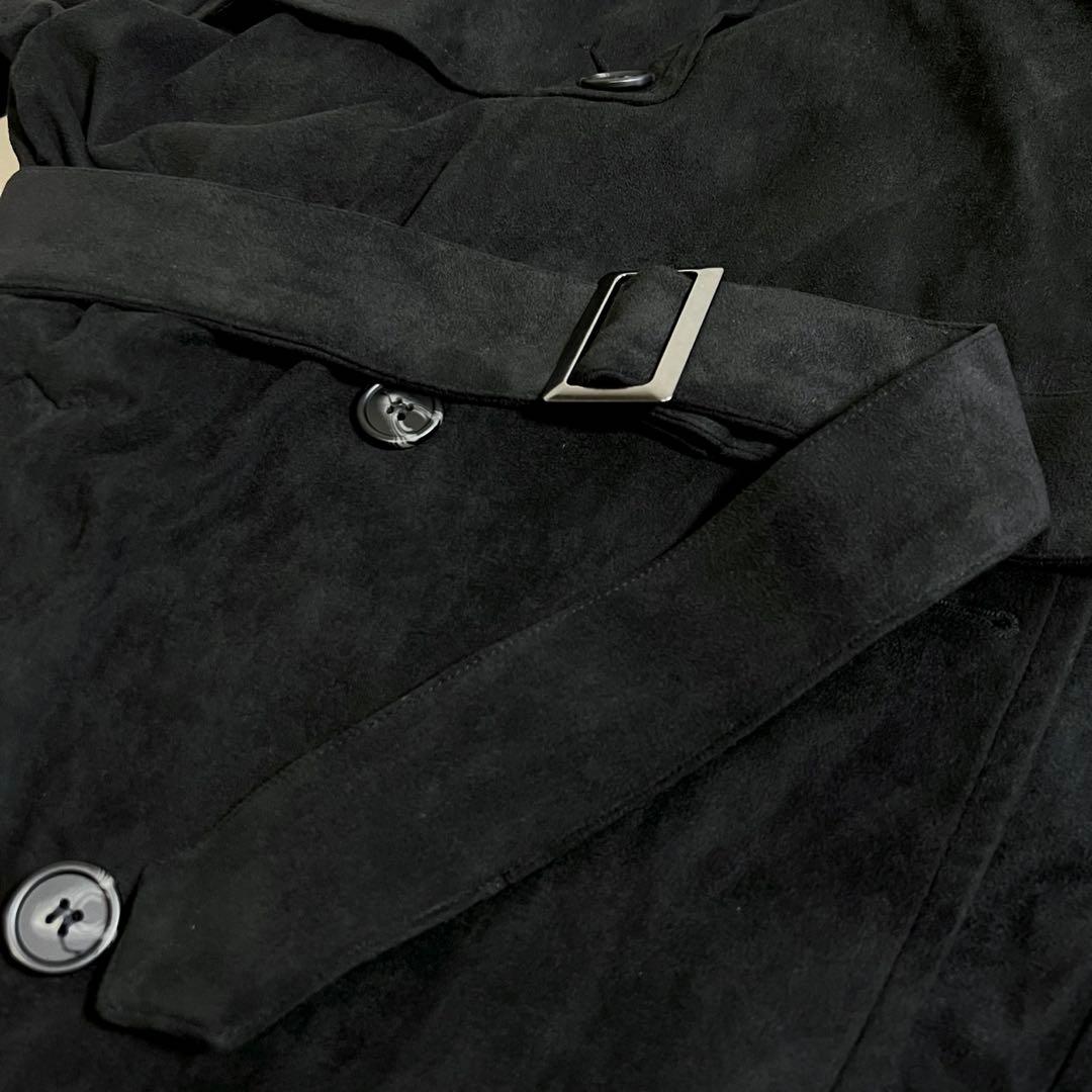 タグ付 CLEL ダブルテックフェード トレンチコート M ブラック 黒