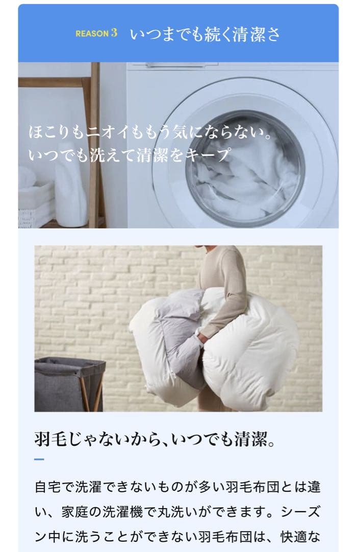 ブレインスリープ コンフォータ― ウエイトバランス (SINGLE) ホワイト