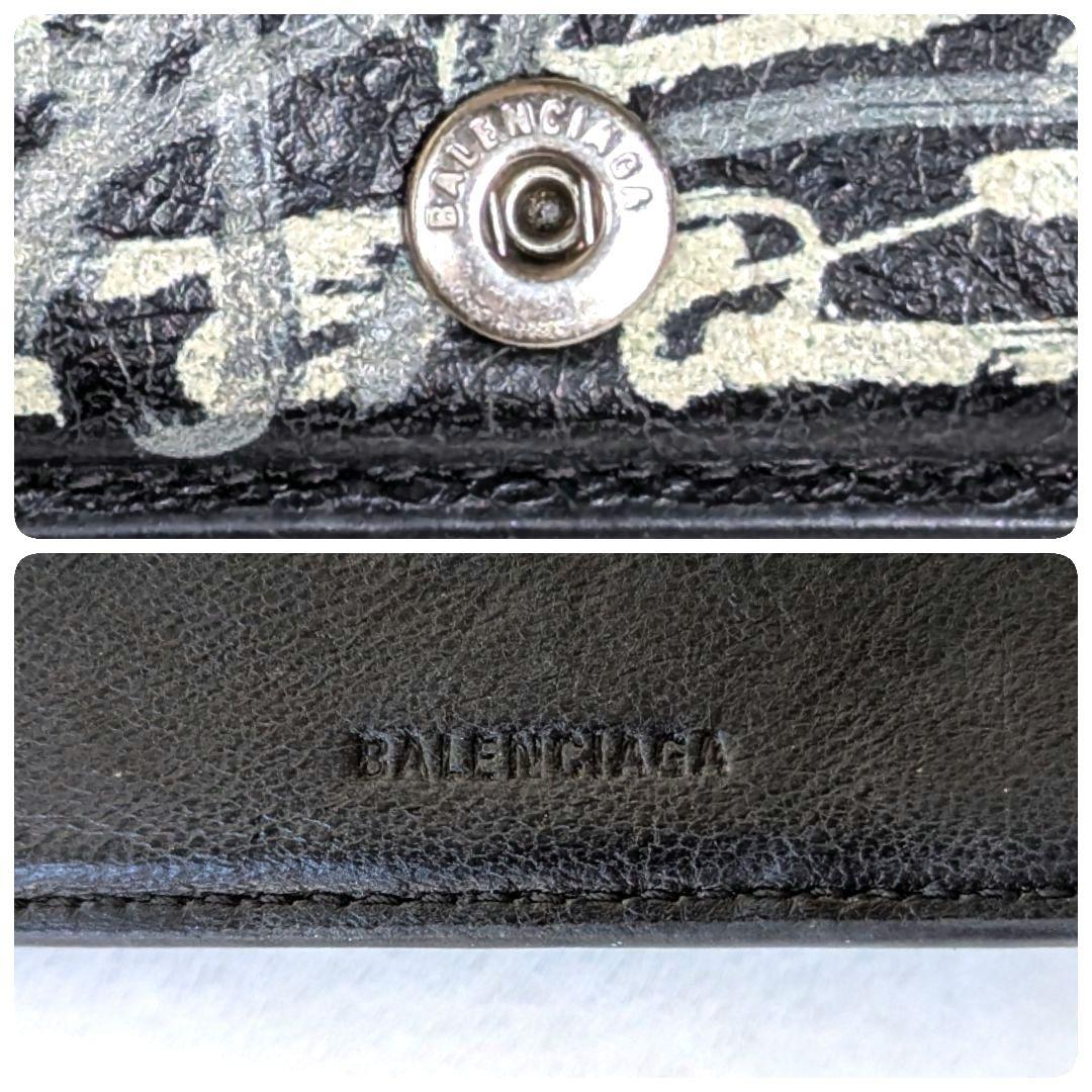 バレンシアガ グラフィティ ミニウォレット 三つ折り財布　　　　　♦マンさん様♦