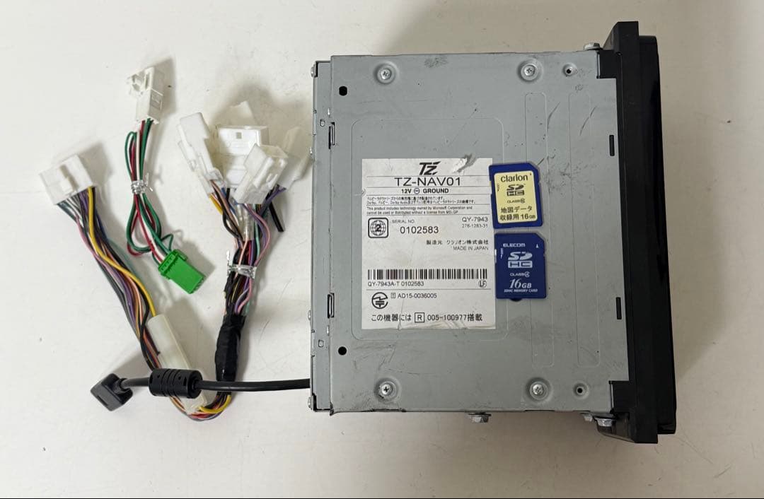 Clarion クラリオン TZ-NAV01 カーナビ　地図データ 2018年