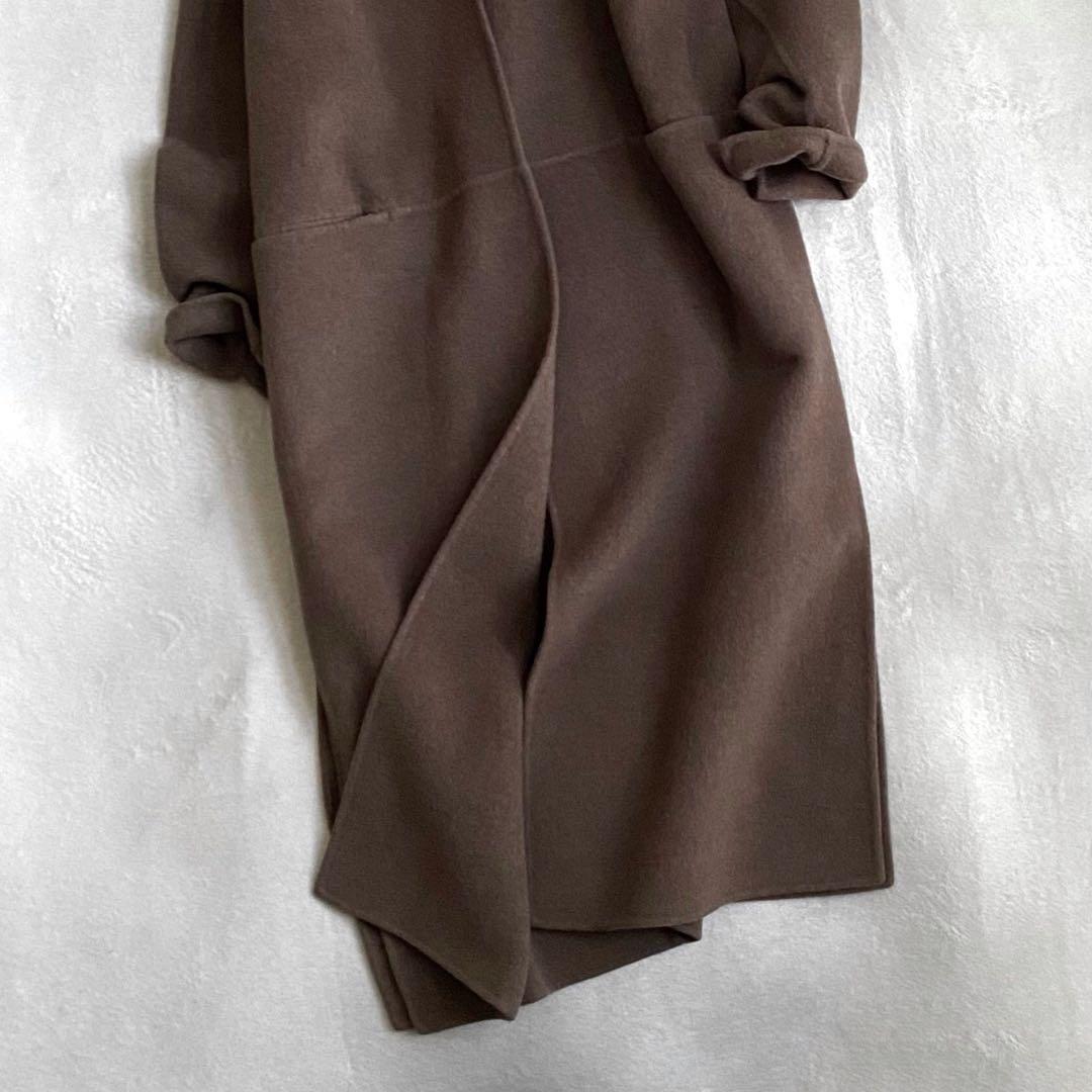 【ほぼ未使用✨】ドゥーズィエムクラス　victorian リバーノーカラーコート