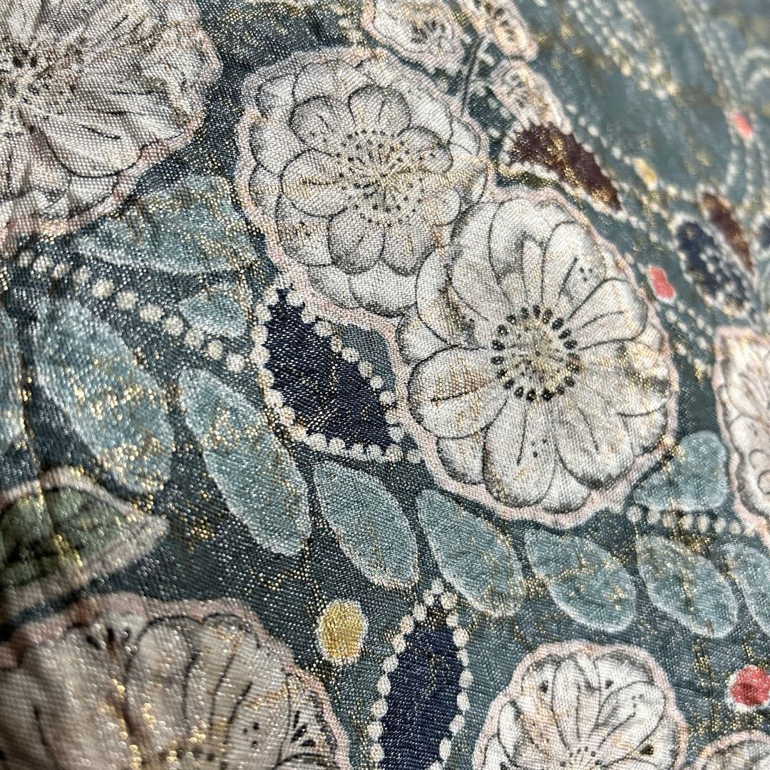 正絹　袋帯　【辻ヶ花】