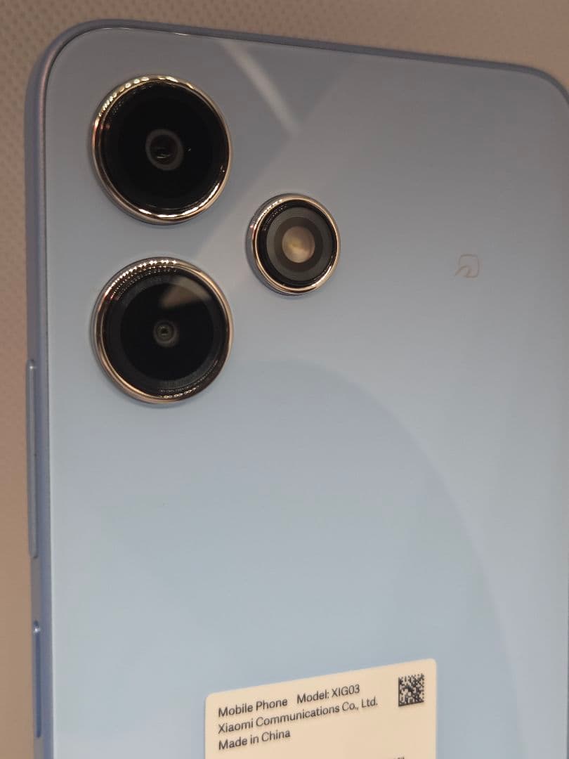 美品 Redmi 12 5G 128GB スカイブルー SIMフリー XIG03