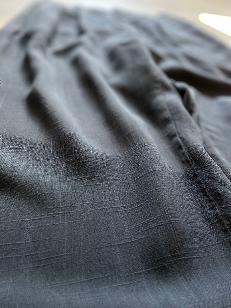 古*◯様 極太 50s リネン スラックス ネップ ギャバ ロカビリー