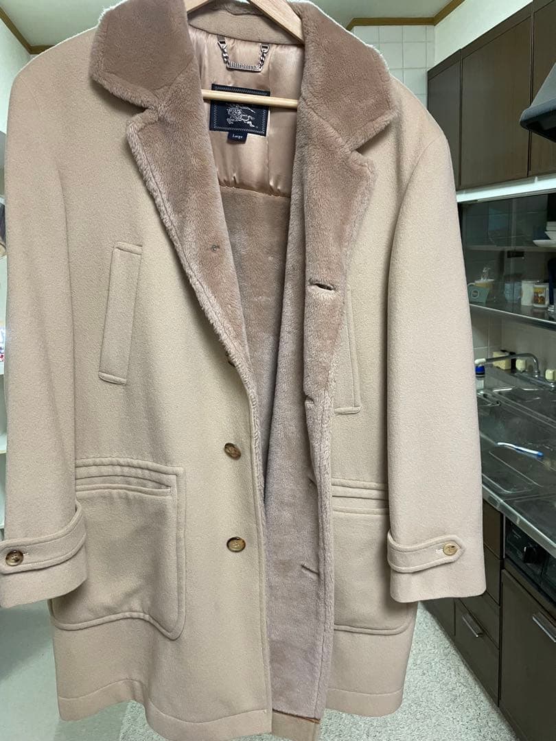 Burberry's ベージュウールコート Lサイズ