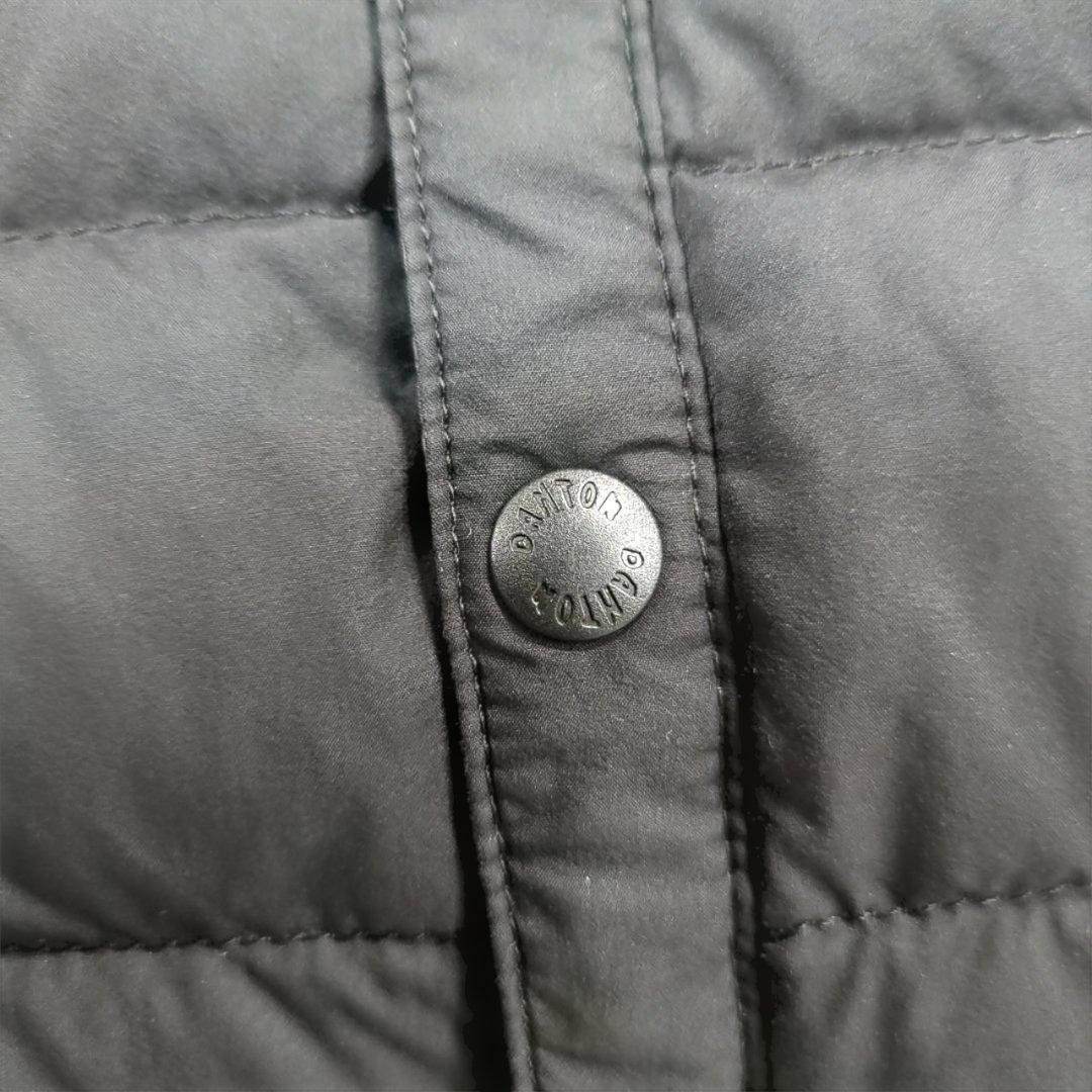 美品☆DANTON　ダントン　ダウンベスト　インナー　黒　クルーネック　XS