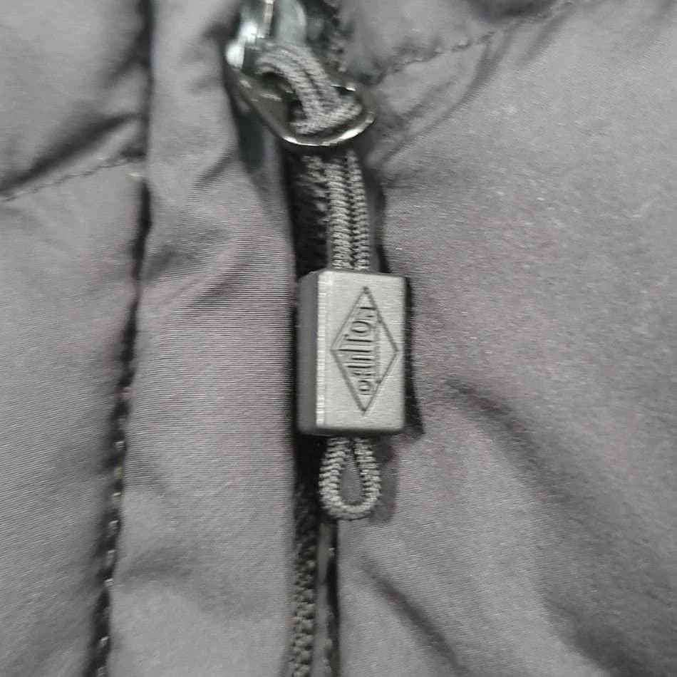 美品☆DANTON　ダントン　ダウンベスト　インナー　黒　クルーネック　XS