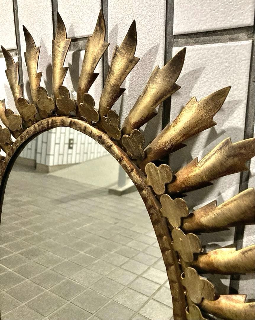 フランス製 サンバースト ミラー アンティーク sunburst mirror