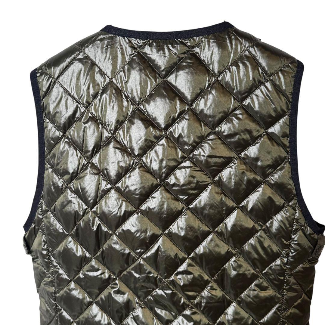 極美品✨ TATRAS インナーダウンベスト モスグリーン 02 キルティング