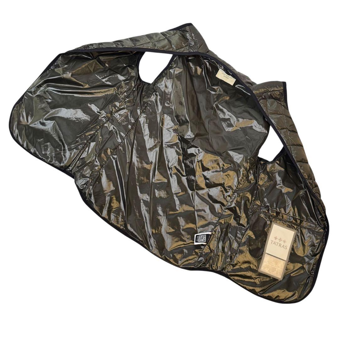 極美品✨ TATRAS インナーダウンベスト モスグリーン 02 キルティング