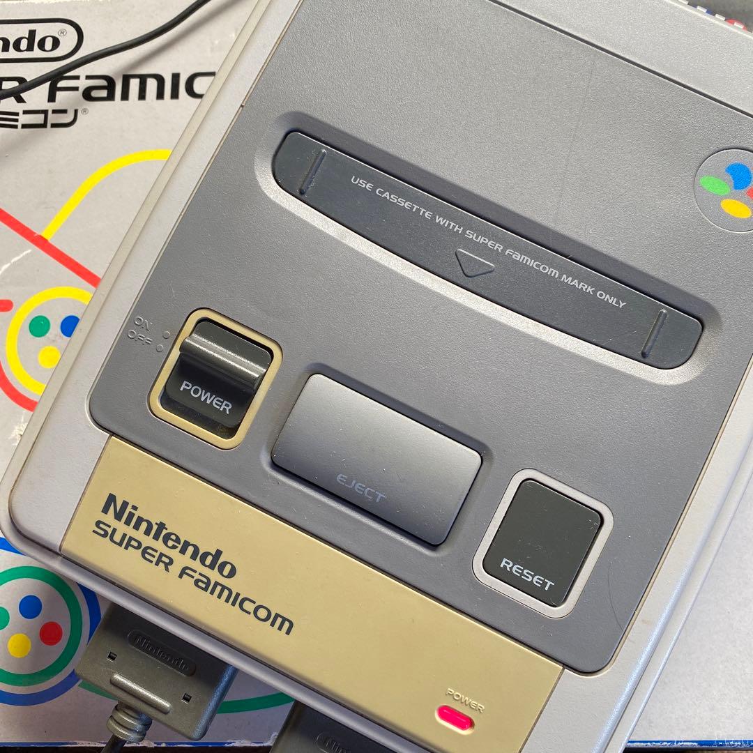 Nintendo ゲーム機本体 ニンテンドースーパーファミコン カセットセット