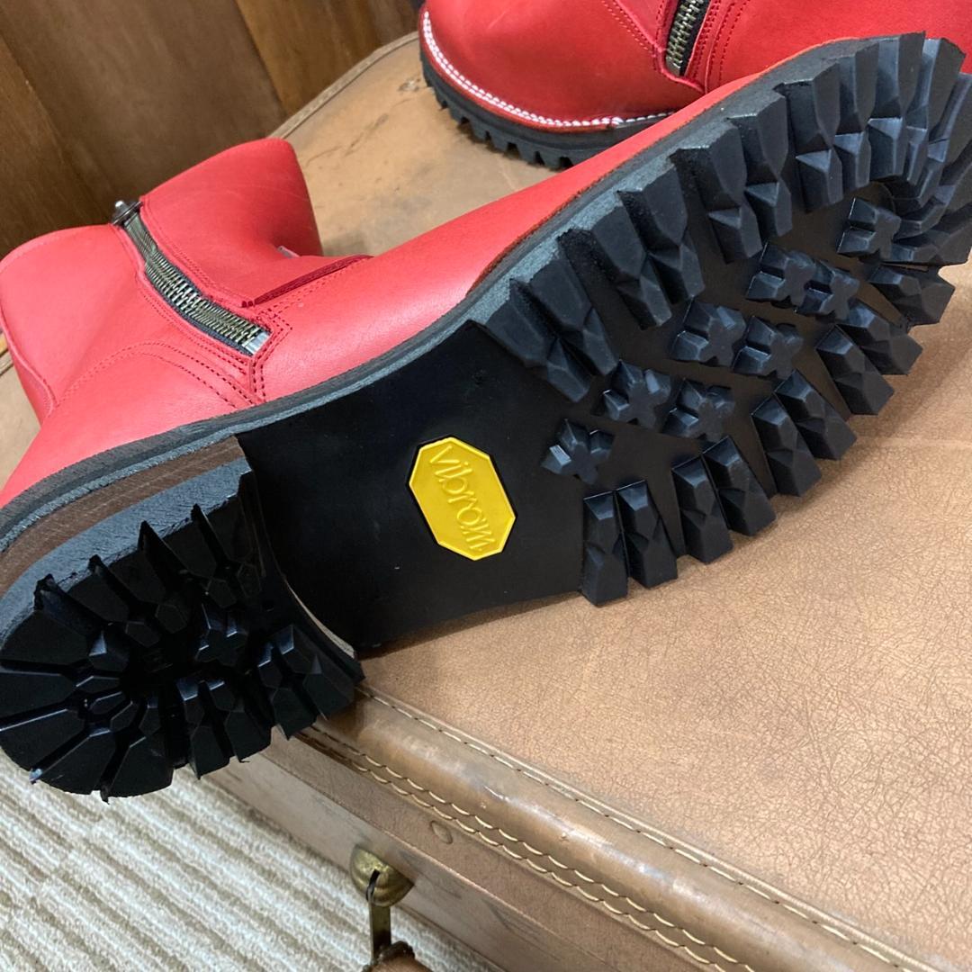 ▼10E　SLOWWEARLION　エンジニアブーツ　レッド　OB-8595SR