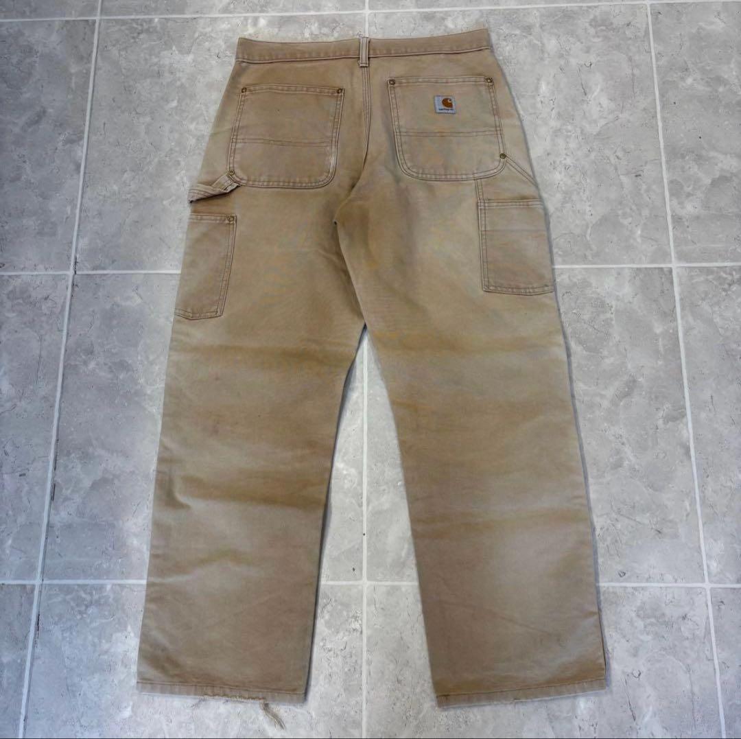 【希少】　カーハート　ダブルニー　ベージュ