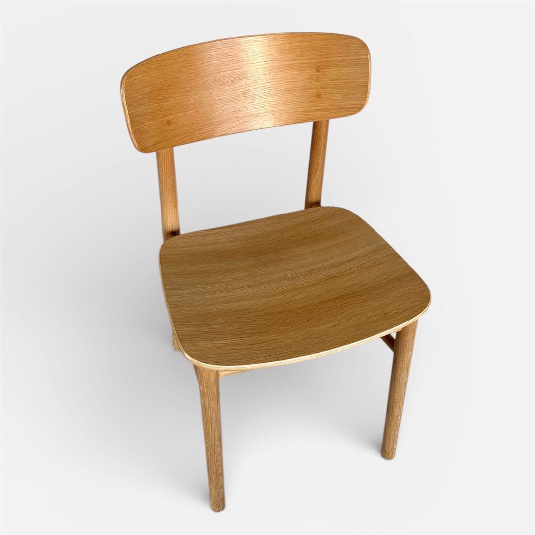 無印良品　MUJI　オーク材　ダイニングチェア　①② 2脚セット