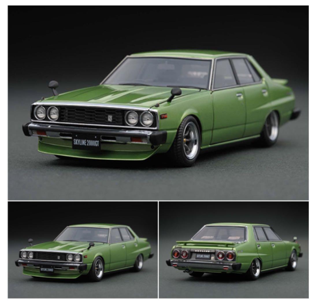 イグニッションモデル　1/43 スカイライン　GT-EL C210 グリーン