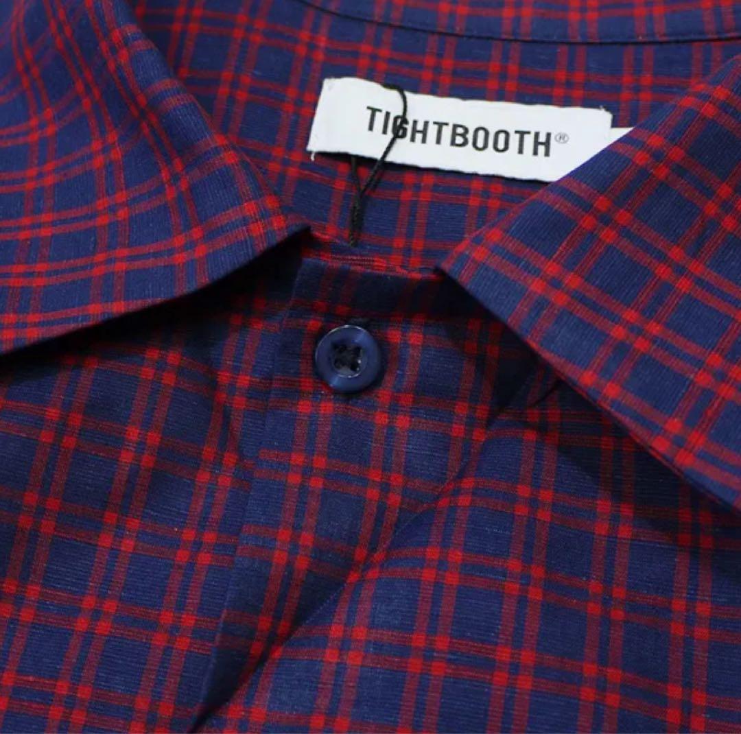 tightbooth PLAID ROLL-UP SHIRT新品