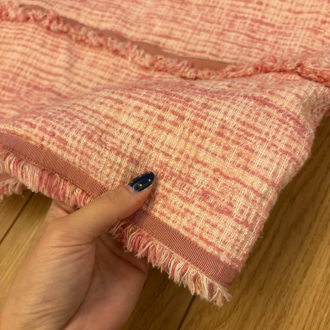 最終値下げ　美品　ドゥロワー drawer ベスト　ツイード