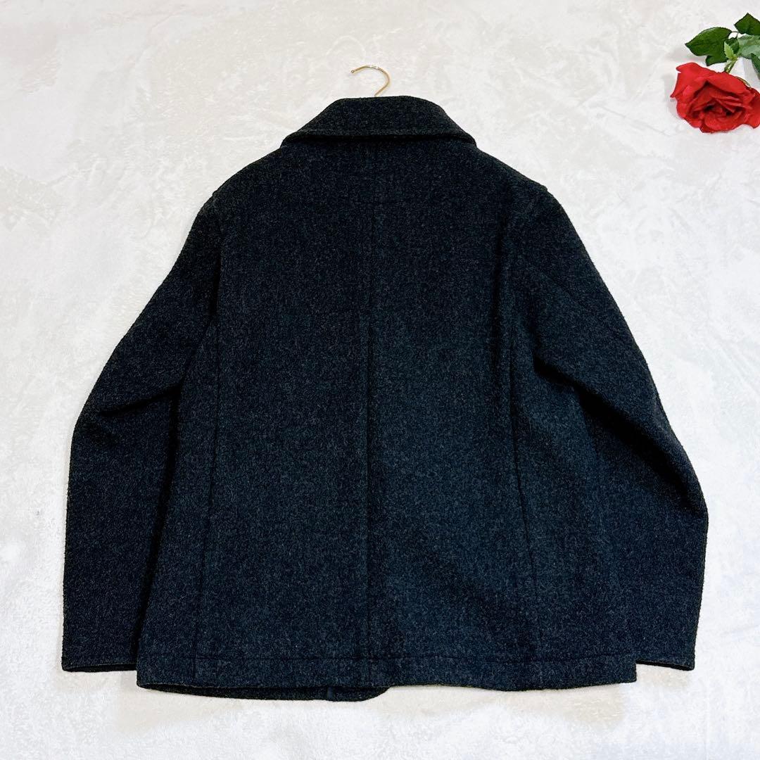 新品同様✨　danton ピーコート　ダークグレー　38 ウールモッサ