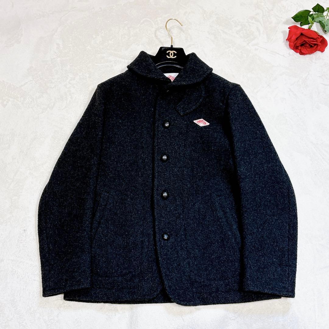 新品同様✨　danton ピーコート　ダークグレー　38 ウールモッサ