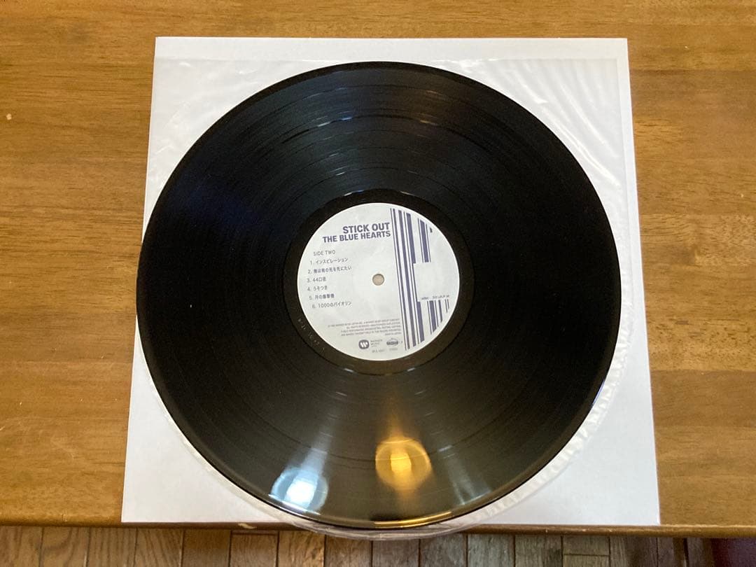 THE BLUE HEARTS \"STICK OUT\" レコード