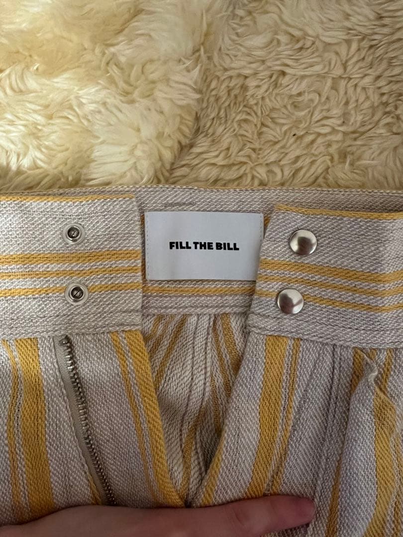 fill the bill ストライプトラウザー