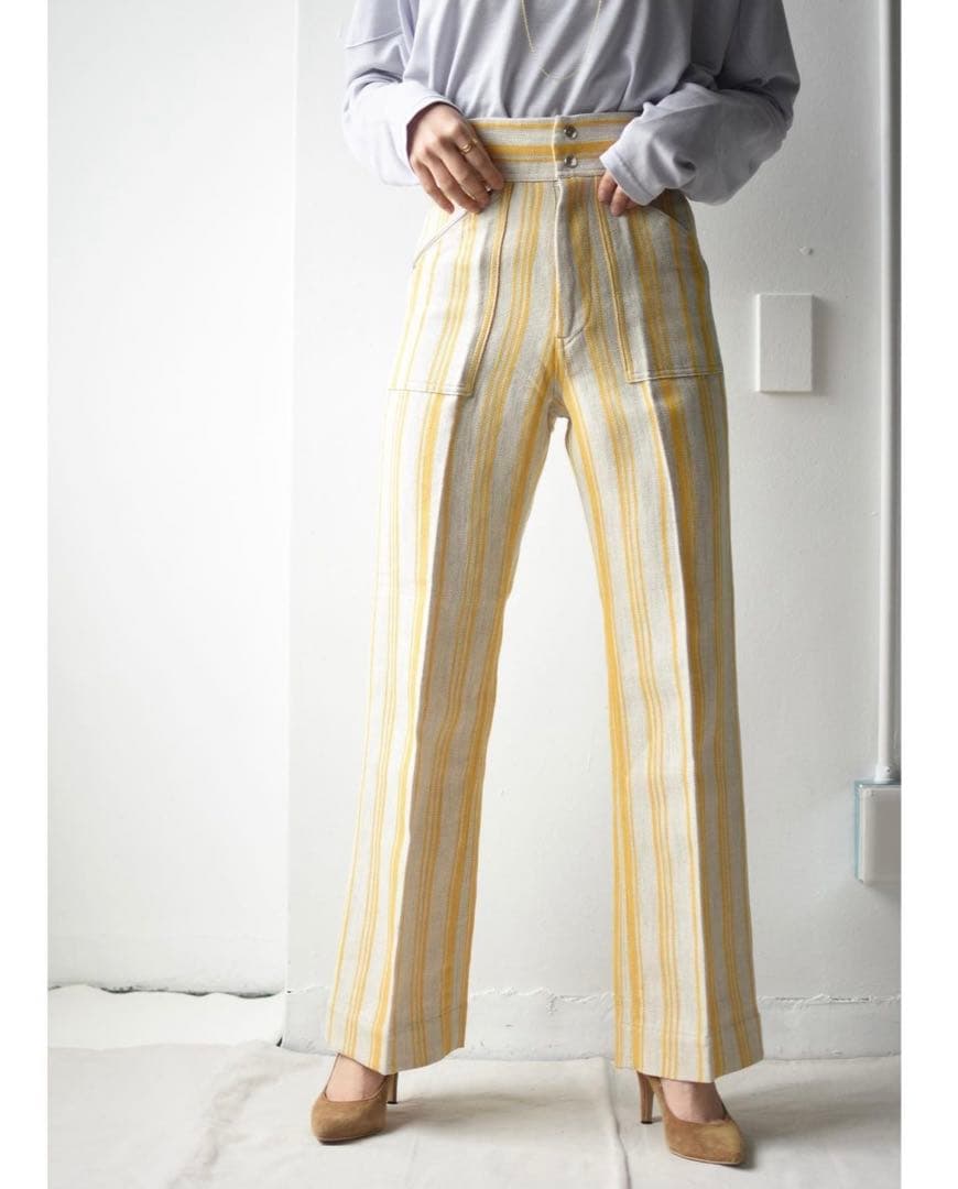 fill the bill ストライプトラウザー