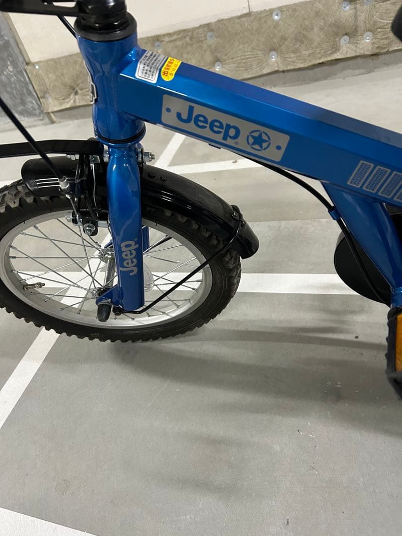 【LaLa】Jeep 子供用自転車 JE-16G BLUE