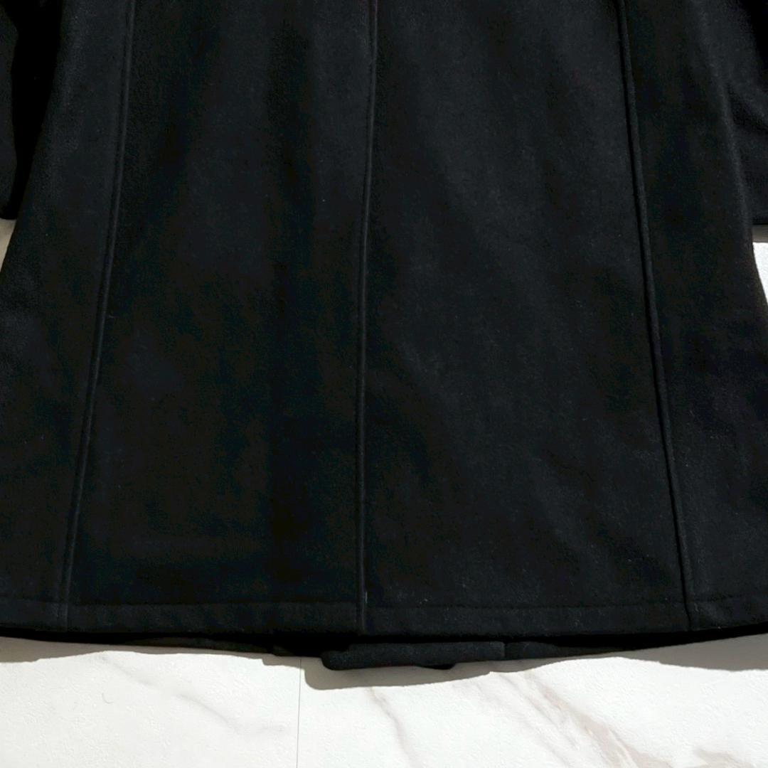 希少90s　USA製　Schott ショット　金ボタン　メルトンPコート　ロング