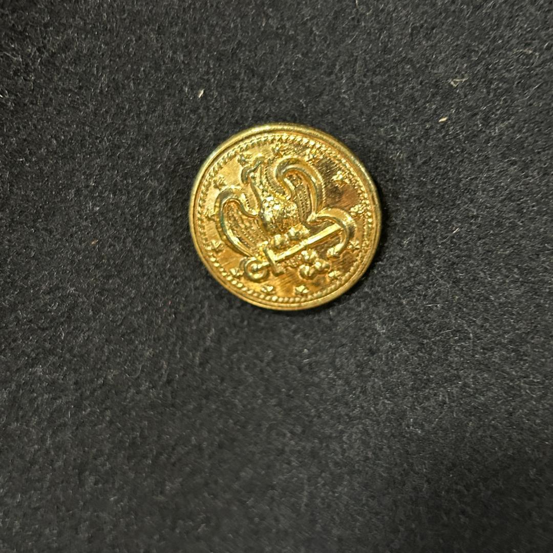 希少90s　USA製　Schott ショット　金ボタン　メルトンPコート　ロング