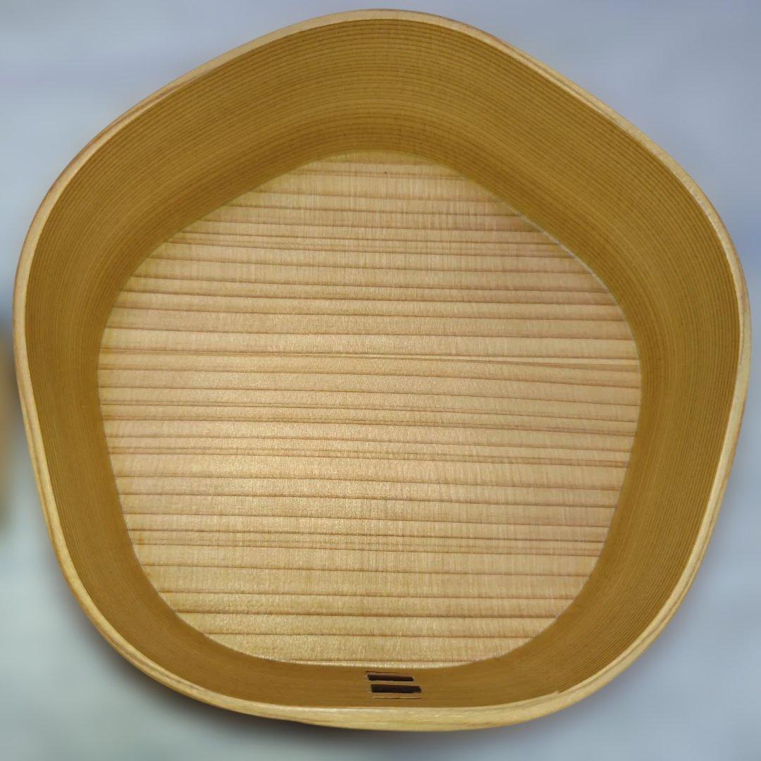 大館工芸社 曲げわっぱ梅花弁当箱2段