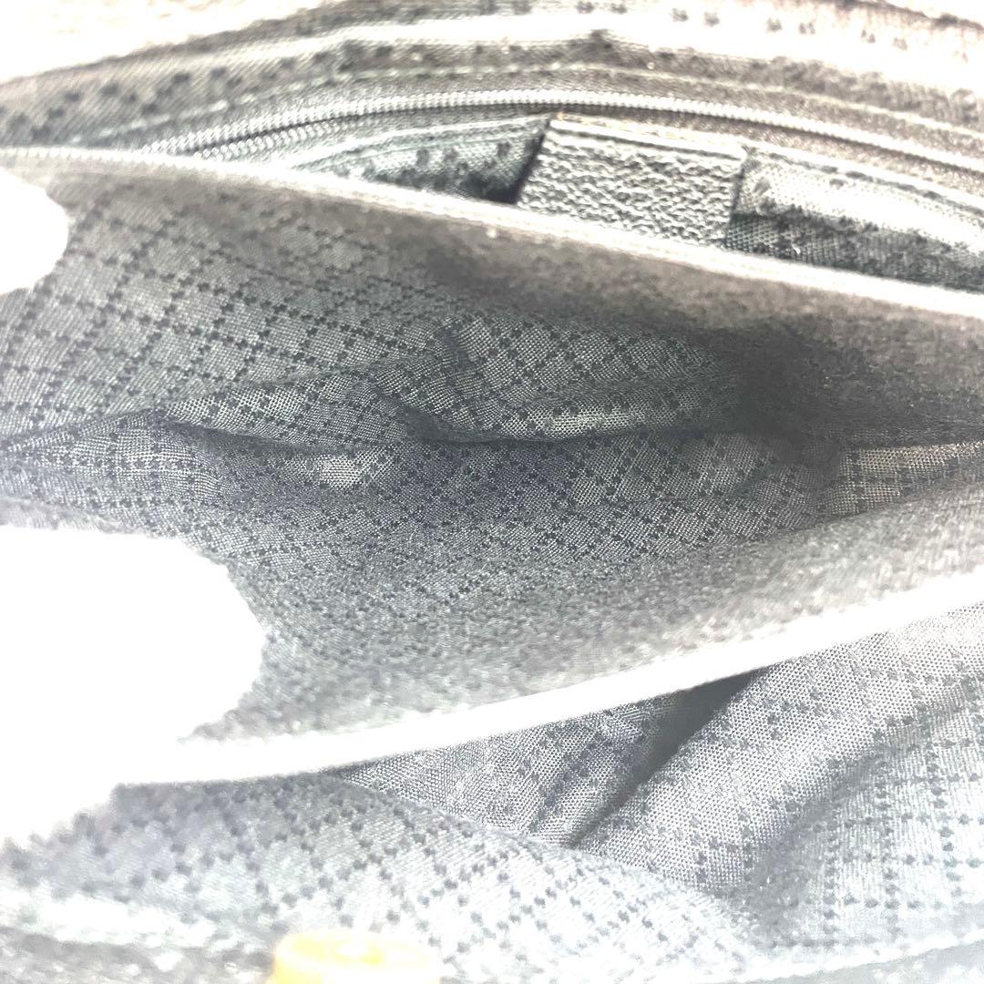 グッチ ハンドバッグ バンブー スエード ビジネス 黒 FM646