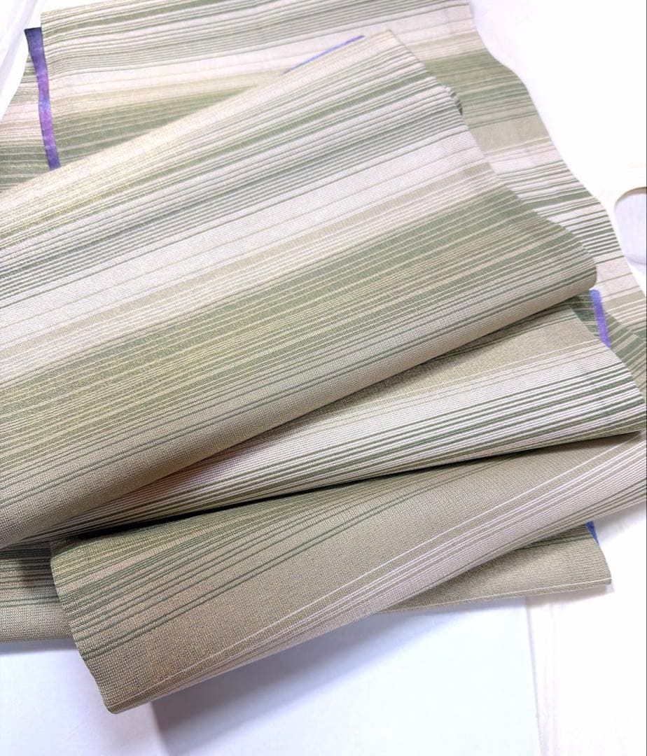 購入者　袋帯　正絹　板締め絞り　リバーシブル