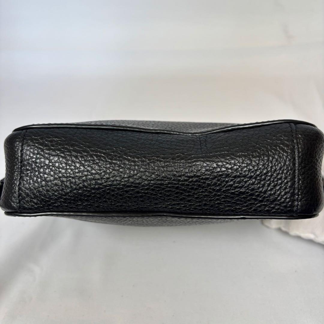 美品 COACH コーチ ショルダーバッグ 斜め掛け カメラバッグ ブラック