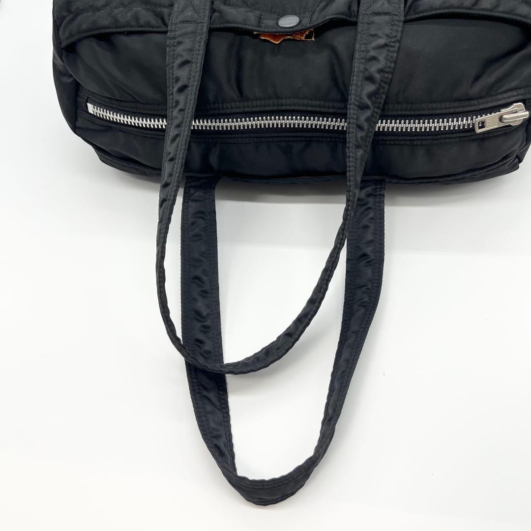 廃盤✨良品　PORTER　ポーター　ミニボストン　タンカー　黒　L　ドラムバッグ