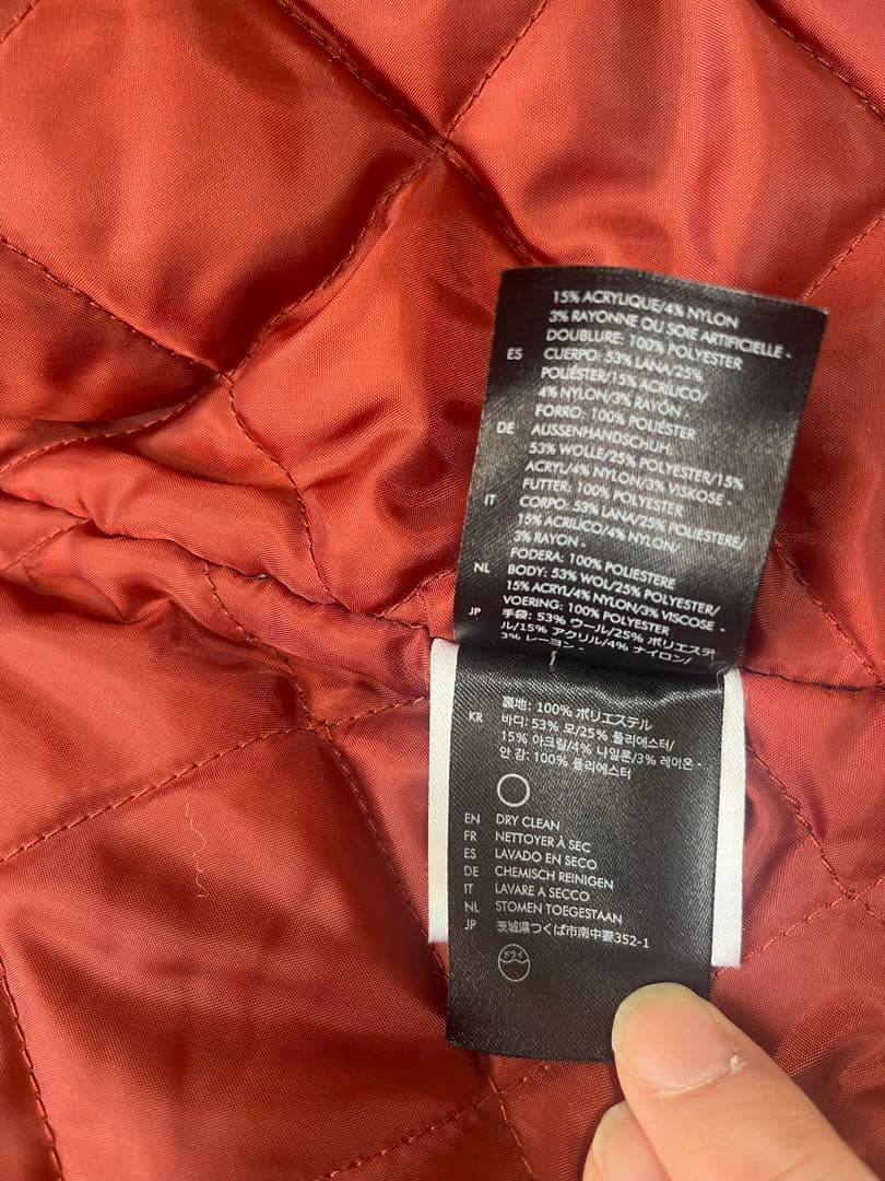 Brixton ブリクストン ウールジャケット 丸襟 サイズM メンズ グレー