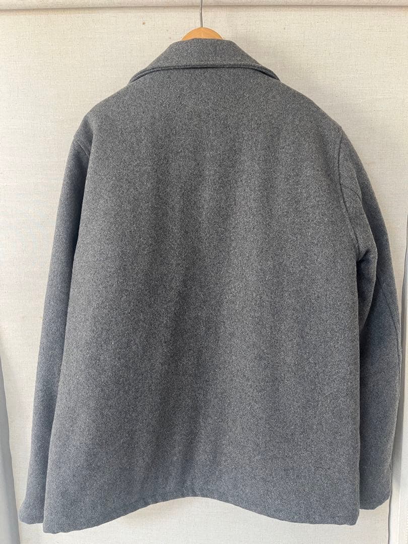 Brixton ブリクストン ウールジャケット 丸襟 サイズM メンズ グレー