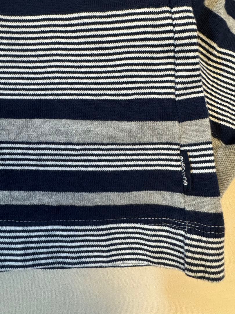 everyone border long sleeve tee ボーダー XL