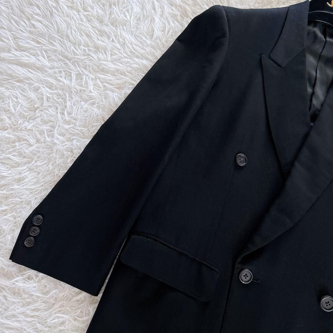 美品【Y’s for men】ダブルブレスト テーラードジャケット ブラック M
