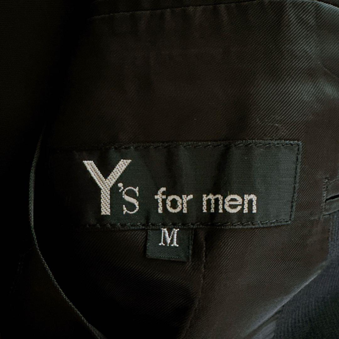 美品【Y’s for men】ダブルブレスト テーラードジャケット ブラック M