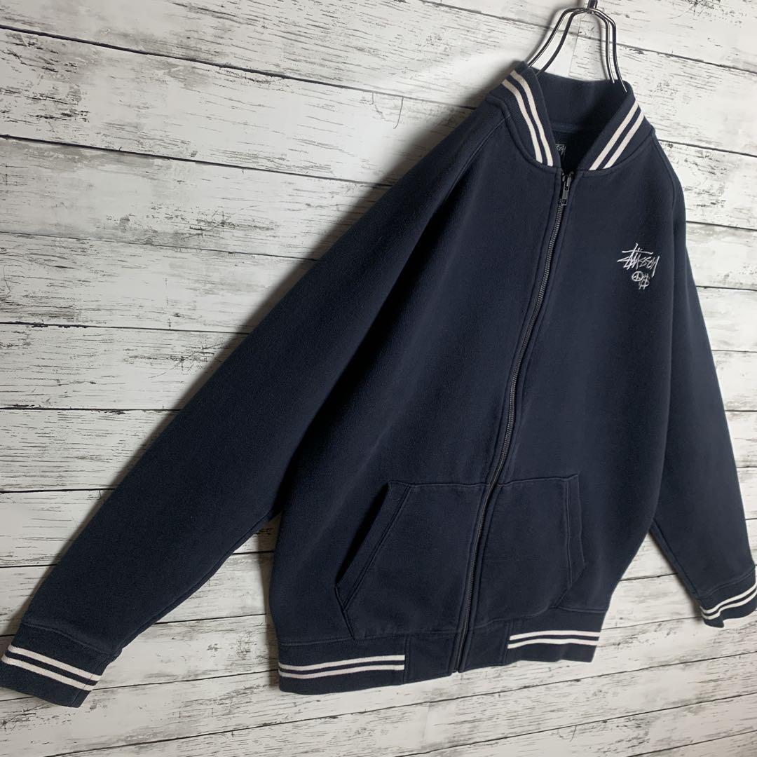 【即完モデル‼︎】STUSSY☆刺繍 スウェット スタジャン C564