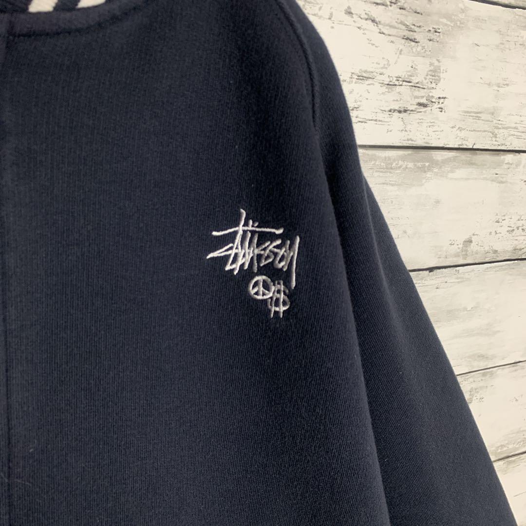 【即完モデル‼︎】STUSSY☆刺繍 スウェット スタジャン C564