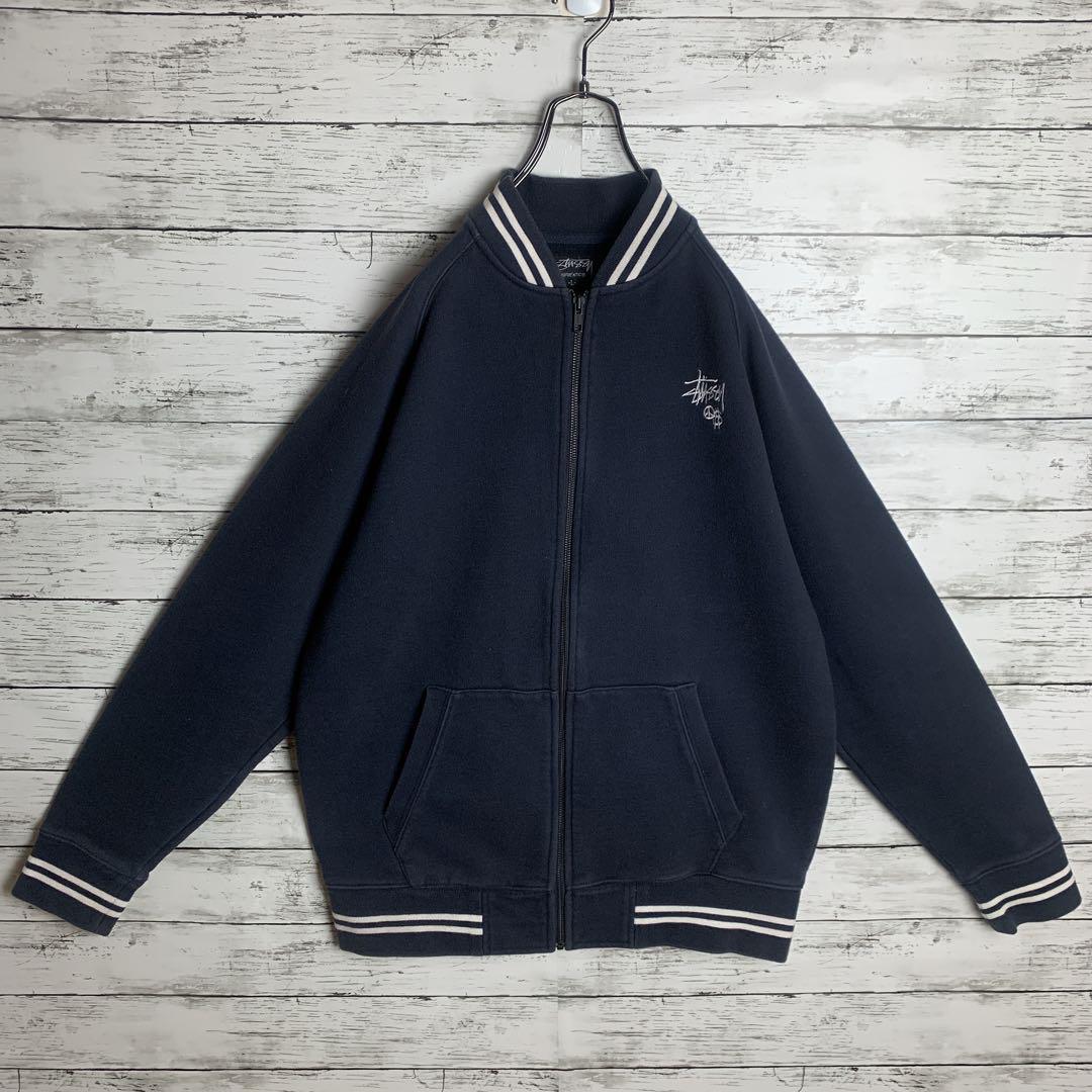 【即完モデル‼︎】STUSSY☆刺繍 スウェット スタジャン C564