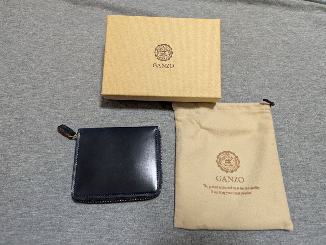 ガンゾ　GANZO 大阪店限定　コンパクトジップウォレット