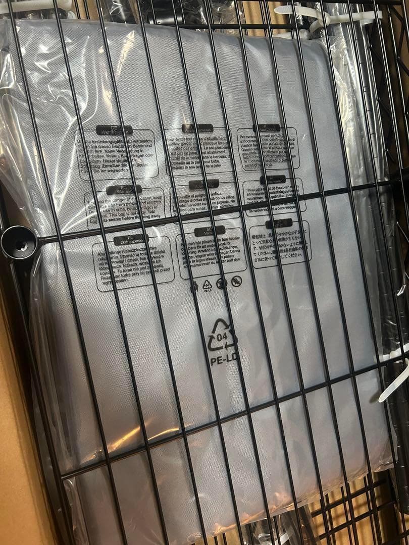 ワードローブ カバー付き ハンガーラック 頑丈 高さ176cm