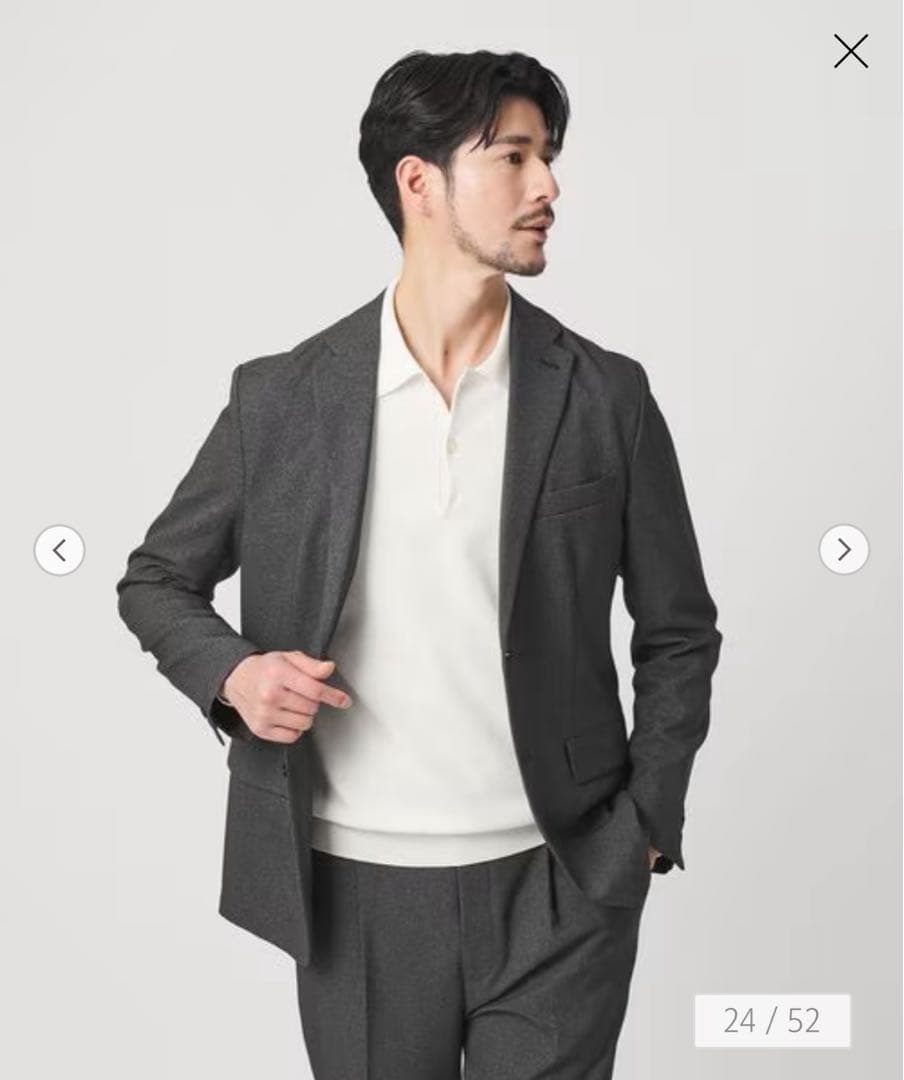 【新品】BEAUTY&YOUTH・WEB限定セットアップ（裾上げ済み）洗濯可