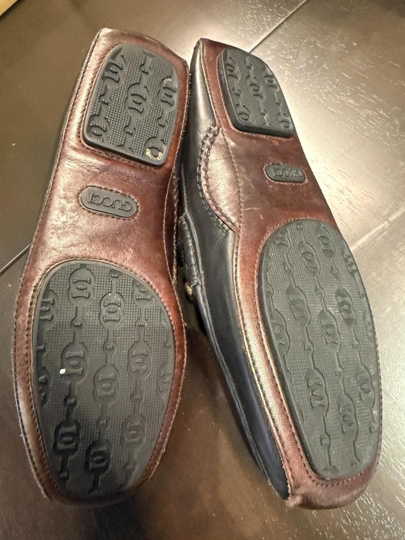 【美品】GUCCI グッチ ブラック ローファー 27cm