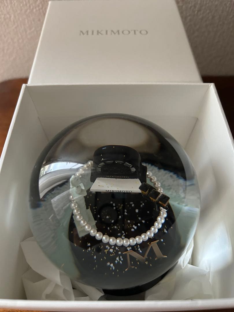 MIKIMOTO スノードーム 石田ゆり子　ミキモト　2025 ノベルティ置物