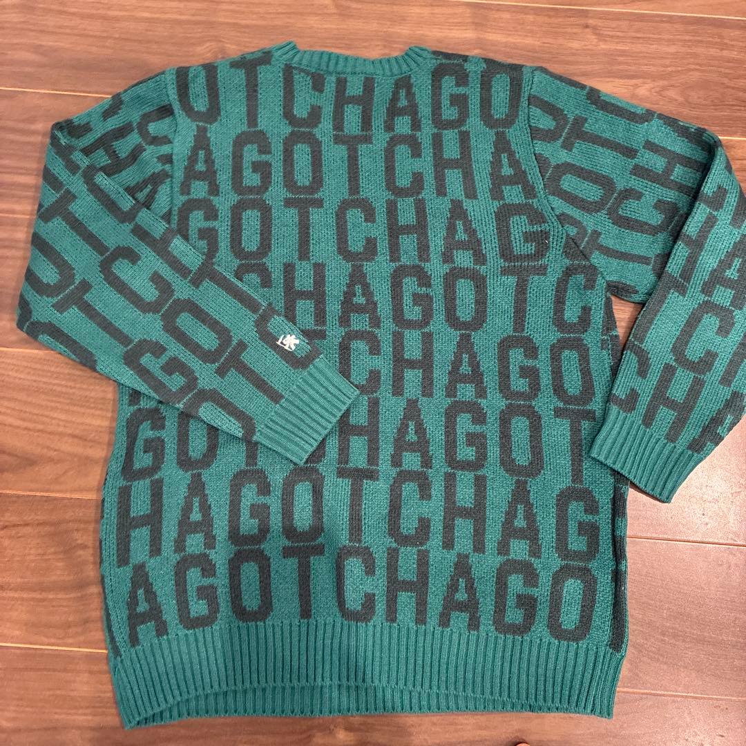 GOTCHA ロゴ入りセーター XL グリーン